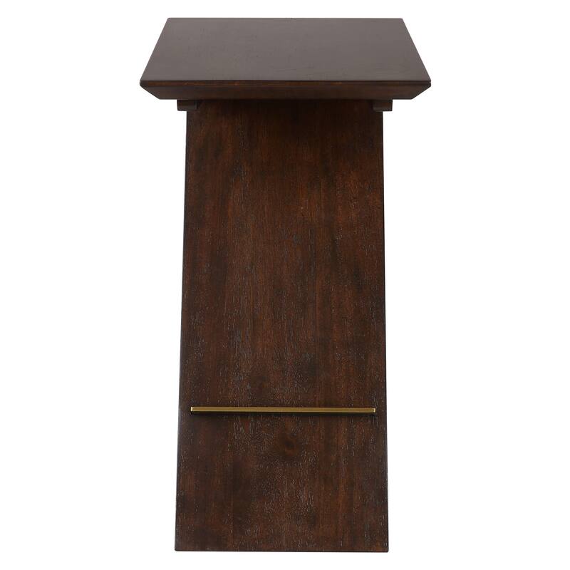 Uttermost Breakthrough Modern Accent Table - 17.25"W x 22"H x 11.75"D