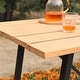 preview thumbnail 19 of 27, Patio Bar Table Outdoor Metal Bar Table Square Bistro Bar Table