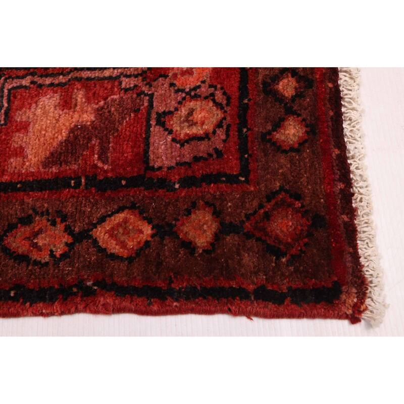 ECARPETGALLERY Hand-knotted Andelz Red Wool Rug - 5'1 x 8'6