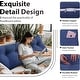 preview thumbnail 15 of 58, WOWMAX Large Bed Headboard Pillow Back Support Reading Wedge Cushion