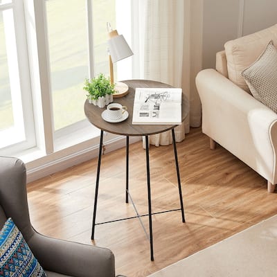Taomika, Bistro Pub Table Round Dining Table-Brown/Black/Coffee/Maple Color-Four Colors