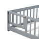 preview thumbnail 173 of 173, Toddler Floor Bed with Fence and Door, Montessori Platform Floorbed with Safety Guardrails for Children Boys Girls Kids Playroom