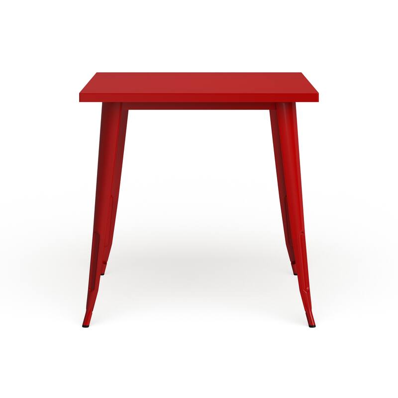 31.5-inch Square Metal Indoor/Outdoor Cafe Table