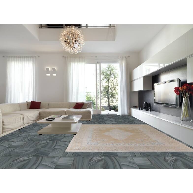 Hand Knotted Oriental 100% Wool Carpet Traditional Floral Yellow & Gold Kerman Area Rug - 12' 8'' X 9' 7''