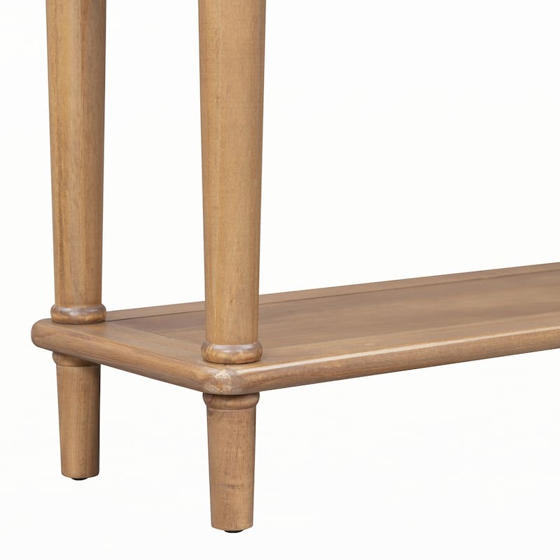 Entryway Table with 4 Drawers(Old Pine)
