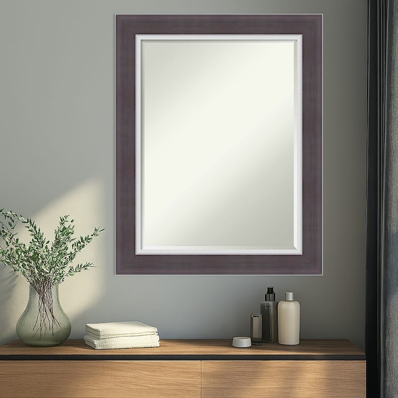 Ellie Half-Inch-Bevel Framed Wall Mirror