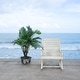 preview thumbnail 2 of 24, SAFAVIEH Outdoor Living Sonora Rocking Chair - 25"W x 36"D x 37"H White Wash