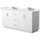 Option White / White Quartz Top / Brushed Nickel Hardware