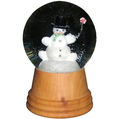 5" Perzy Snowman Christmas Snow Globe