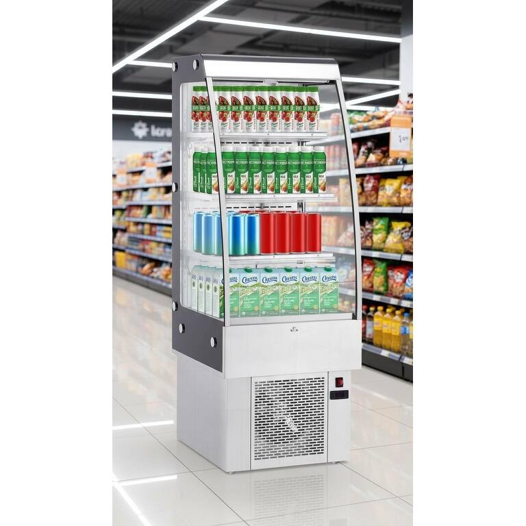 Glass Commercial Cooler, 3.5 Cu.Ft - White