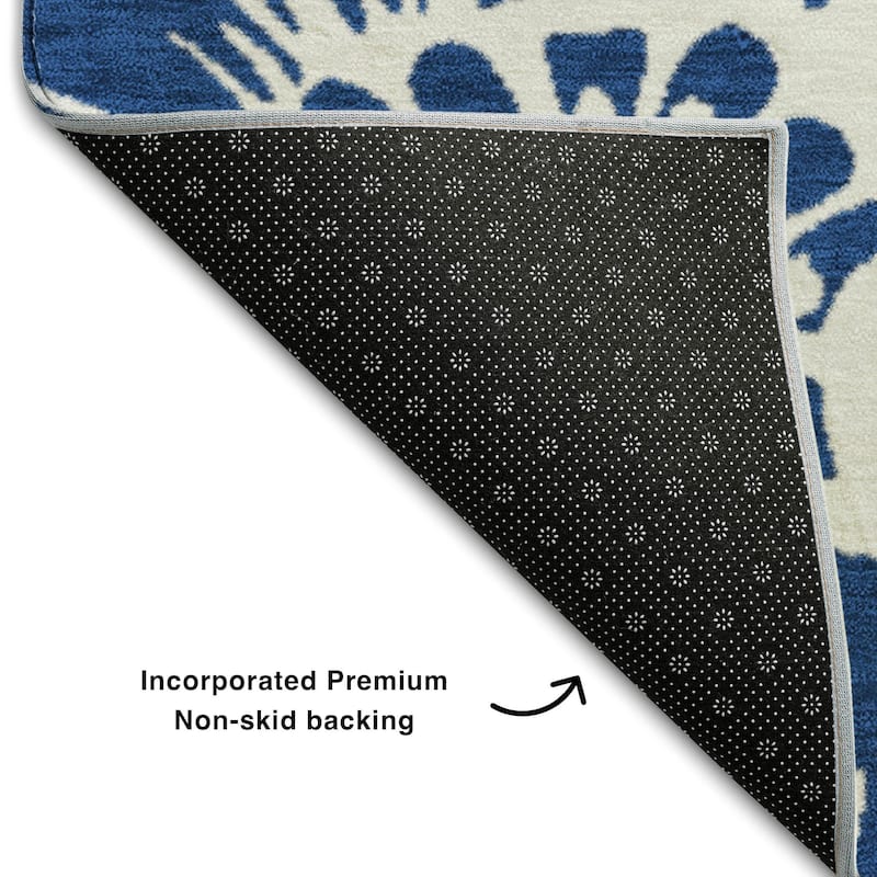 Premium Washable Super Soft Modern Floral Mayfield Rug
