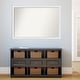 preview thumbnail 23 of 190, Wall Mirror Choose Your Custom Size - Extra Large, Blanco White Wood