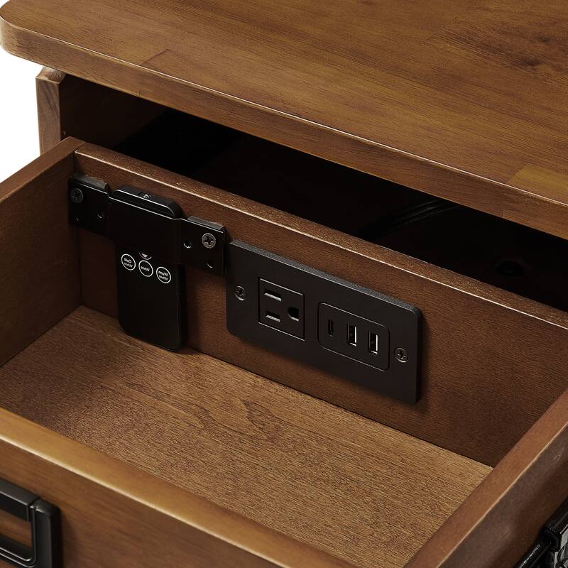 Danson Upholstered King Bed with Side Tables