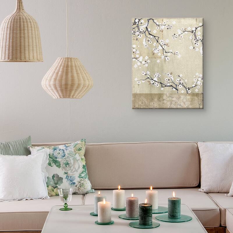 Simple Cherry Blossom by Belle Maison Canvas Art Print
