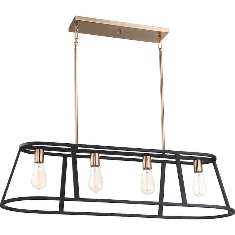 Chassis 4-Light Island Pendant Fixture - N/A