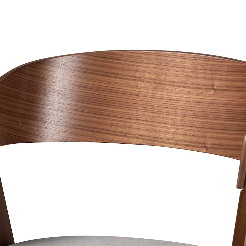 Danton Mid-Century Modern Wood Dining Chair Set (2PCs)