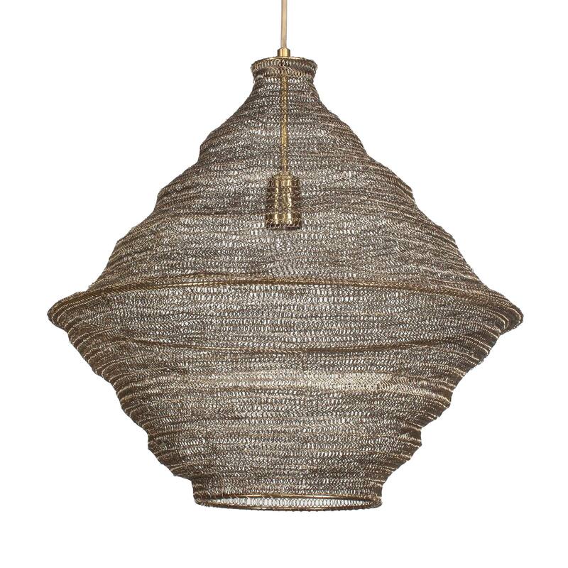 Uttermost Sigh Woven Brass 1 Light Pendant - N/A