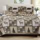 Great Bay Home Reversible Lodge Printed 3-piece Quilt Set