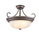 preview thumbnail 3 of 10, Millennium Lighting 3 Light Semi-Flush Ceiling Mount Fixture in Multiple Finishes - N/A