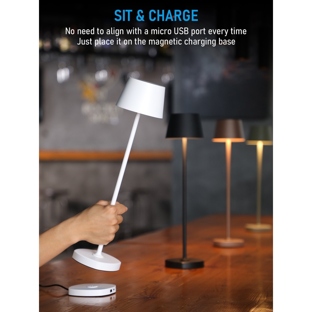 2 Pack LED Rechargeable Table Lamp, IP54, Touch Control, Dimmable, Soft  White Portable Desk Lamp - Bed Bath \u0026 Beyond - 41782436, image size:1200x1200