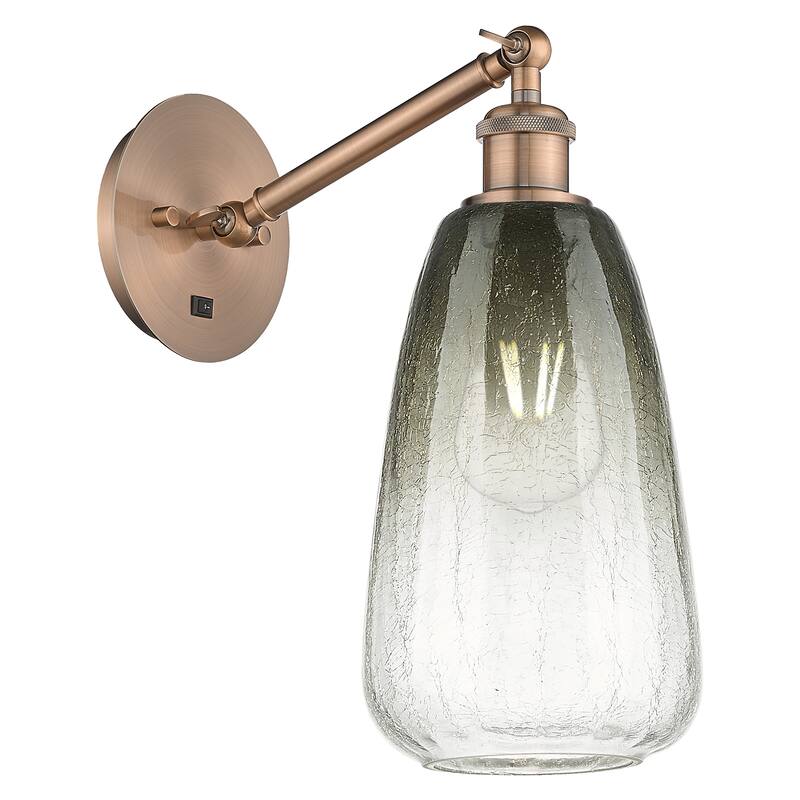 Innovations Lighting Endless Possibilities Ballston - Brookhaven Almond - 1 Light 6" Adjustable Sconce