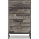 preview thumbnail 13 of 52, Signature Design by Ashley Neilsville Weathered Woodgrain Dresser