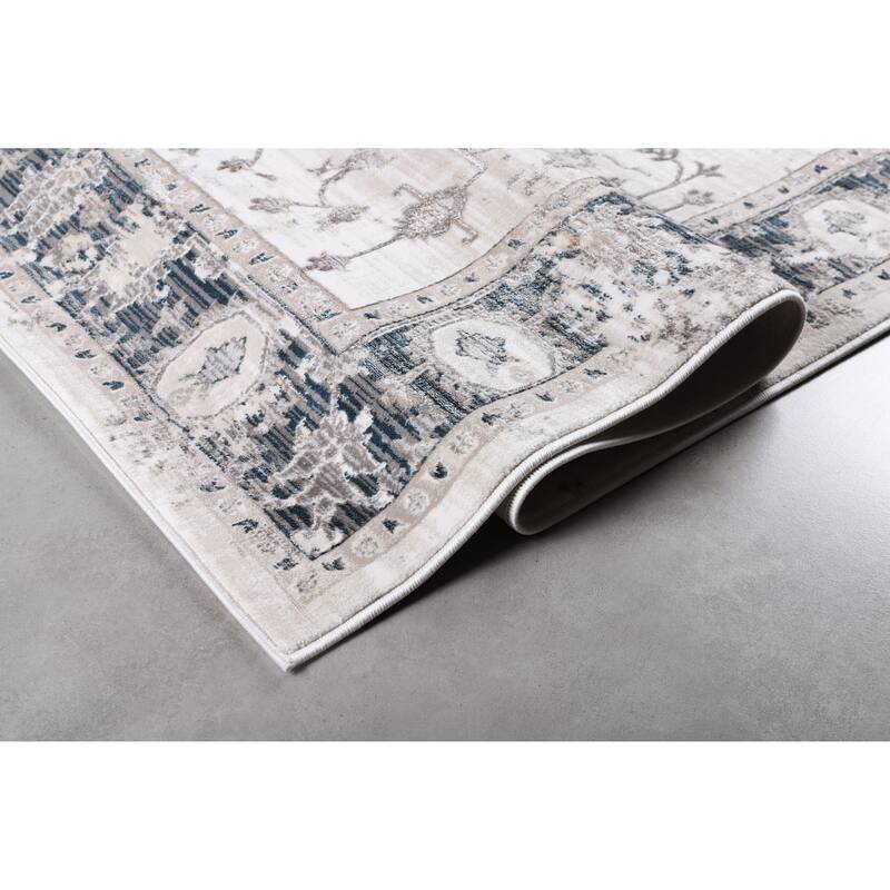 Viana Collection Modern Abstract Area Rug