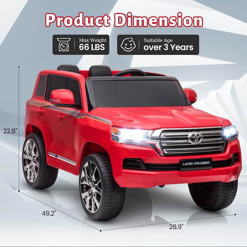 Children's Electric Ride-On Car, with Parental Remote Control