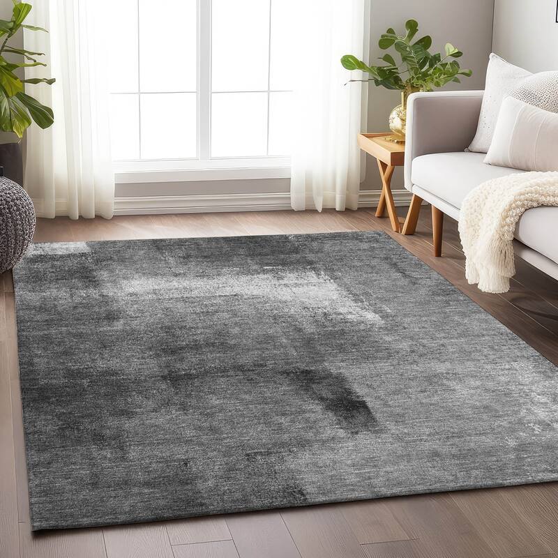 Premium Washable Super Soft Brushstrokes Abstract Mayfield Rug
