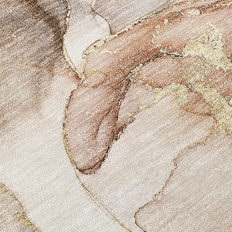 Machine Washable Indoor/ Outdoor Chantille Watercolor Rug