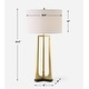 preview thumbnail 8 of 6, Uttermost Crossroads Brass Table Lamp - 32.5'' H X 16'' W X 16'' D
