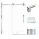 preview thumbnail 13 of 12, Transolid TBD608010L-S 80" High x 59" Wide Bypass Frameless Shower Polished Chrome