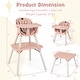 preview thumbnail 25 of 42, Babyjoy 4 in 1 Baby High Chair Convertible Toddler Table Chair Set - See Details