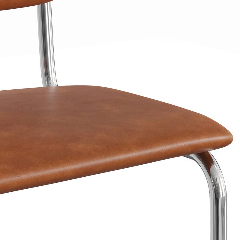 Hayward Vegan Leather Counter Height Stool (Set of 2)