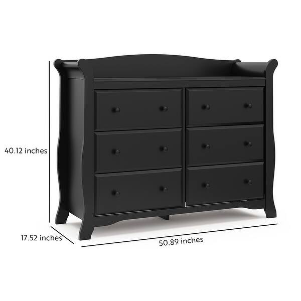 Storkcraft Avalon 6 Drawer Dresser Elegant Style With 6 Spacious Drawers For Convenient Storage Easy To Assemble Overstock 25673135
