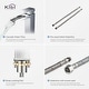 preview thumbnail 8 of 16, Waterfall Lead-free Solid Brass Single Handle Bathroom Sink Faucet