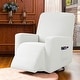 preview thumbnail 78 of 91, Subrtex Stretch Recliner Silpcover Jacquard Lazy Boy Chair Covers Off White
