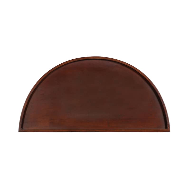 Kate and Laurel Dorrah Half-Circle Console Table