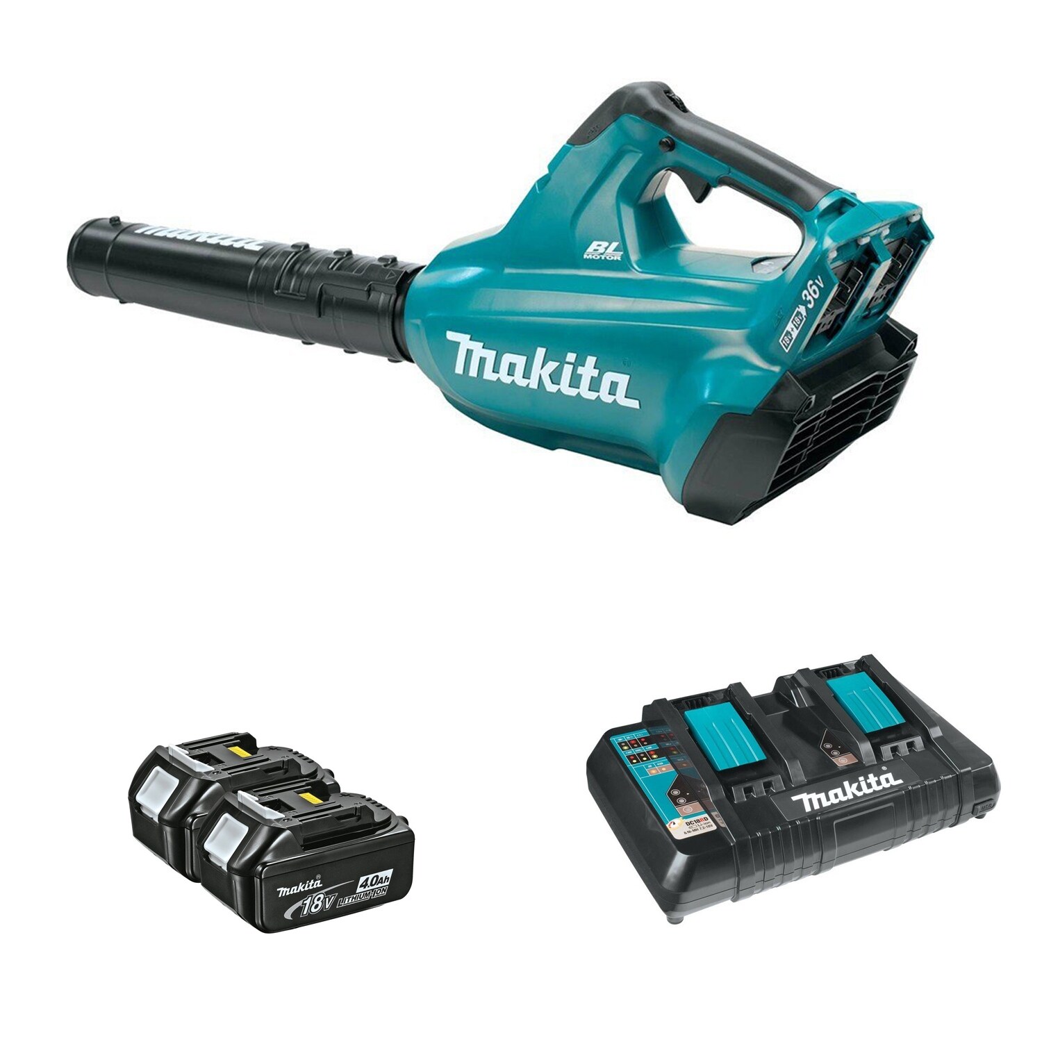 Shop Makita 18v X2 Lxt Lithium Ion 36v Brushless Cordless Blower Set Overstock 25722522