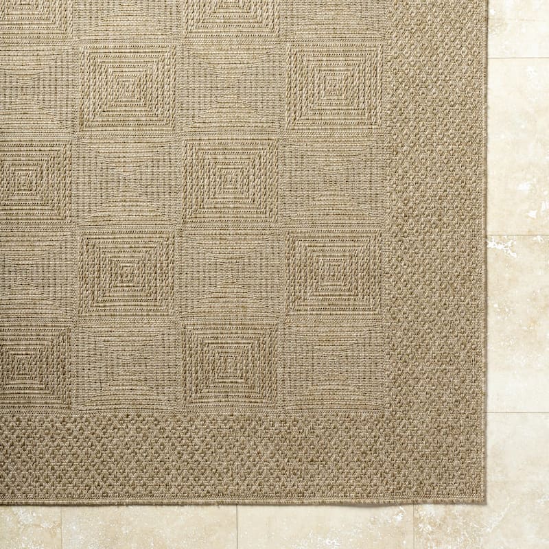 Livabliss Sandra Farmhouse Outdoor Area Rug