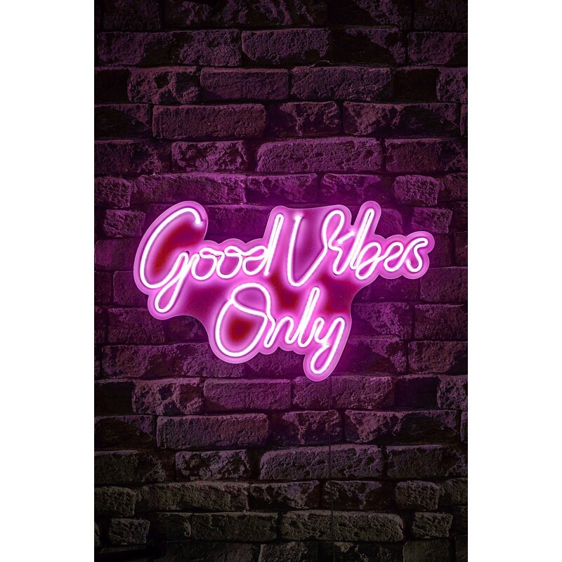 Good Vibes Only Led Neon Light Wall Decor Art Bed Bath Beyond 40180570