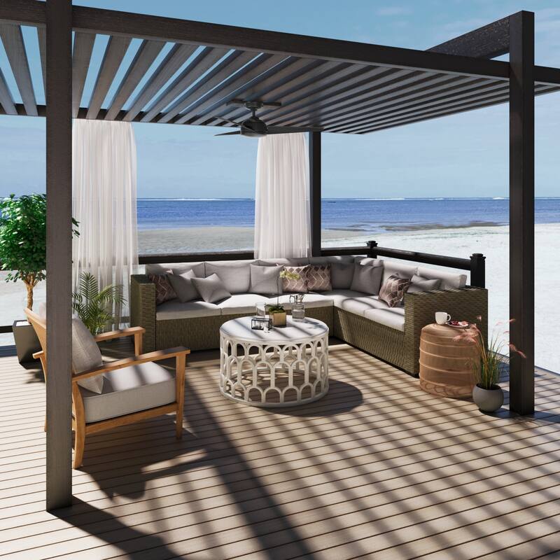 Hunter 52" Trimaran WeatherMax Outdoor Ceiling Fan with Wall Control, Wet-Rated!