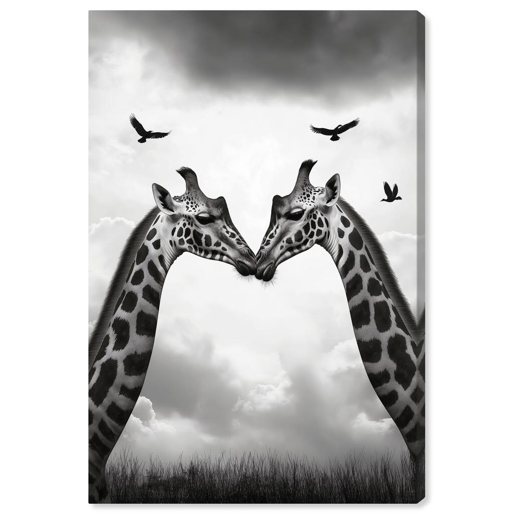 Giants in Love II Canvas by Art Remedy, Gallery Wrapped