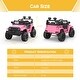 preview thumbnail 19 of 33, Kids 12V Electric Ride-On Truck - Remote Control, LED Lights, Spring Suspension, Safety Seat Belts, 2 Speeds for Outdoor