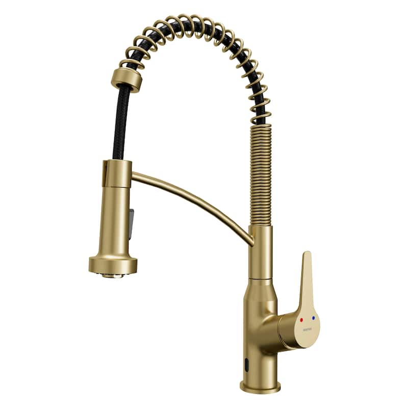Karran USA KKF215 Alston 1.8 GPM Single Hole Kitchen Faucet - Brushed Gold