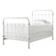 Giselle Victorian Iron Metal Bed by iNSPIRE Q Classic - Antique White - Twin