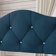 preview thumbnail 10 of 19, CraftPorch Glam Velvet, Crystal Button Tufted Twin Daybed with Trundle