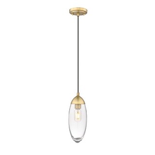 Arden 1 Light Pendant - Rubbed Brass