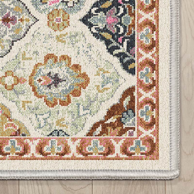 Well Woven Apollo Maeve Vintage Bohemian Machine Washable Rug