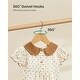 preview thumbnail 5 of 4, Kids Solid Wood Baby Hangers 10 Pack, Children's Coat Hangers with Pants Bar, Shoulder Notches, Swivel Hooks
